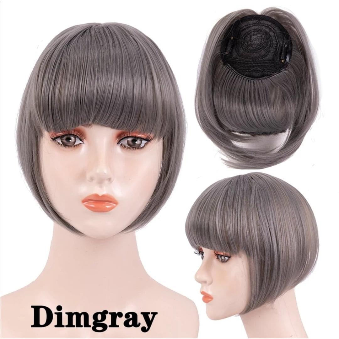 Clip in Bangs Hair Extensions Topper