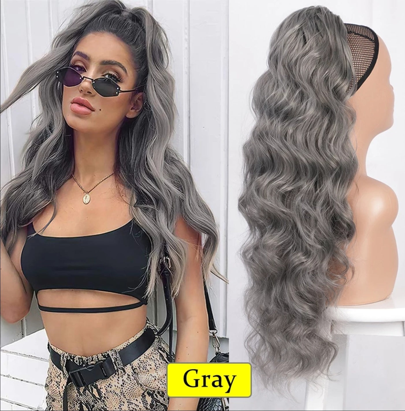 Keilany 26 inches Ponytails Body wave